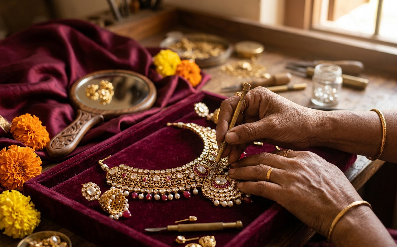 Tanishq campaign creative: Craft and proof frame