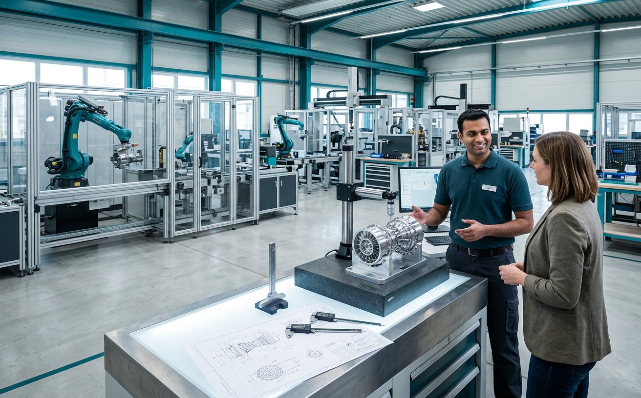 Titan Engineering & Automation campaign creative: Store and service frame