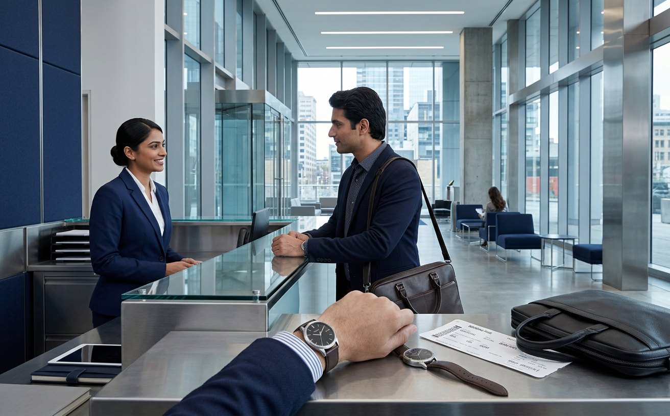 Titan Watches campaign creative: Store and service frame